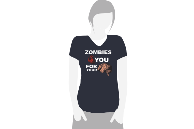 zombies heart you for your brains 